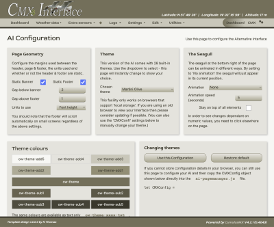 The AI Settings page The AI Settings page