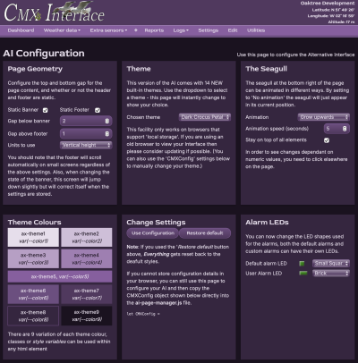 The AI Settings Page The AI Settings Page